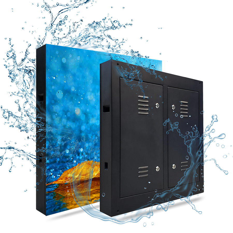 Waterproof iron box outdoor LED display