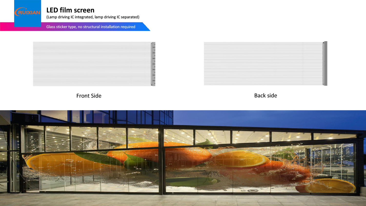 LED film screen
