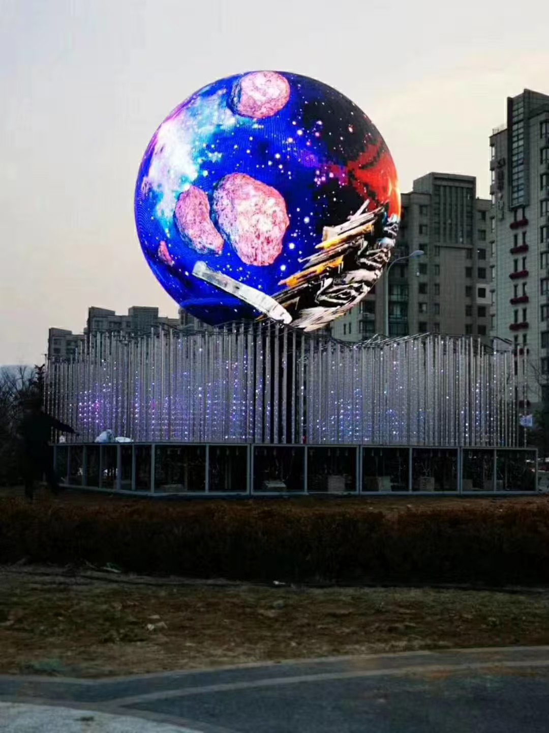 Outdoor led spherical screen