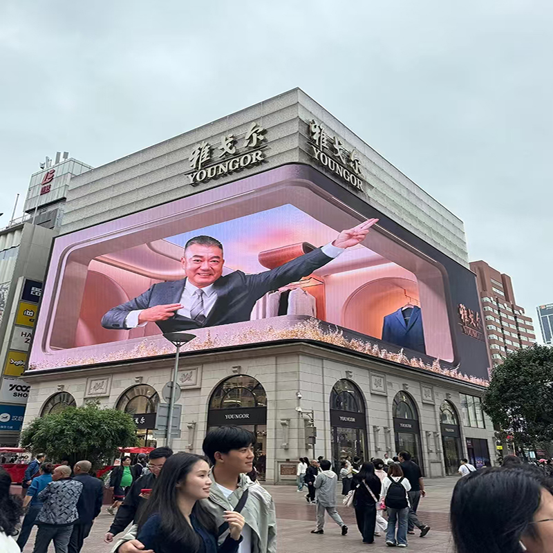 LED outdoor naked eye 3D display