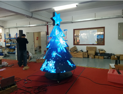 LED Christmas tree reshapes Christmas Eve-a century-long conspiracy between technology, environment LED Christmas tree reshapes Christmas Eve-a century-long conspiracy between technology, environment