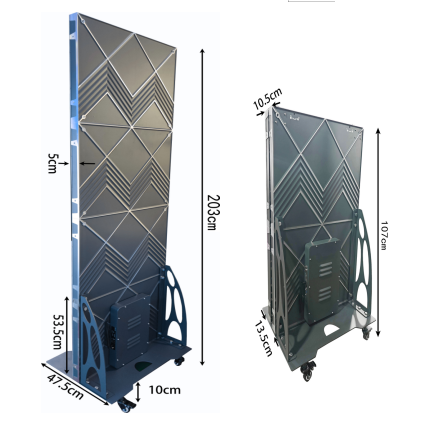 LED mobile folding poster screen: scene revolution!