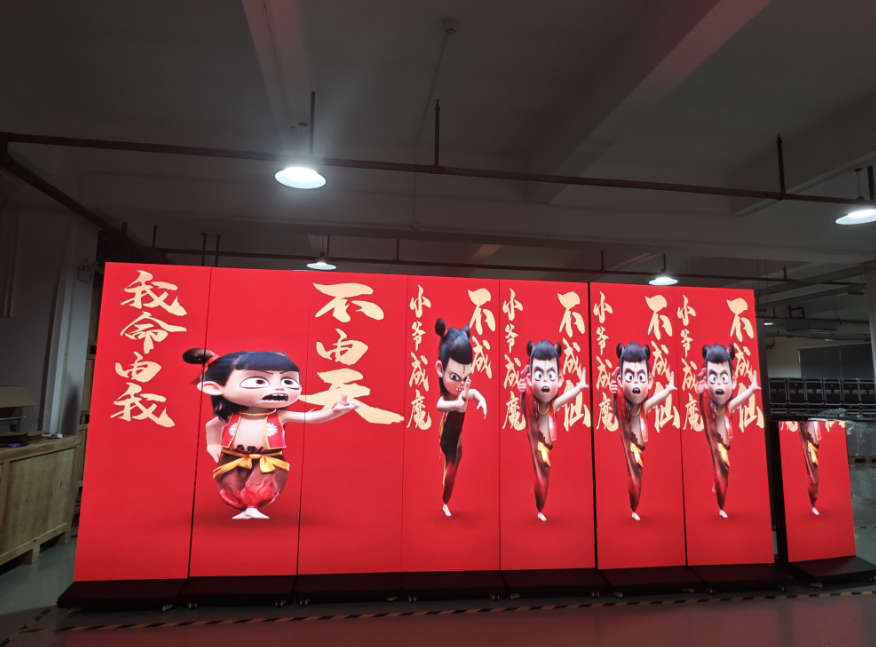 LED mobile folding poster screen: scene revolution!