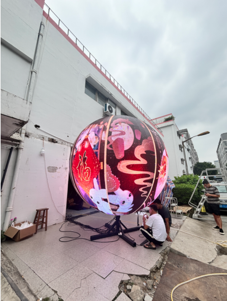 Outdoor LED spherical screen- a new value engine for commercial space Outdoor LED spherical screen- a new value engine for commercial space