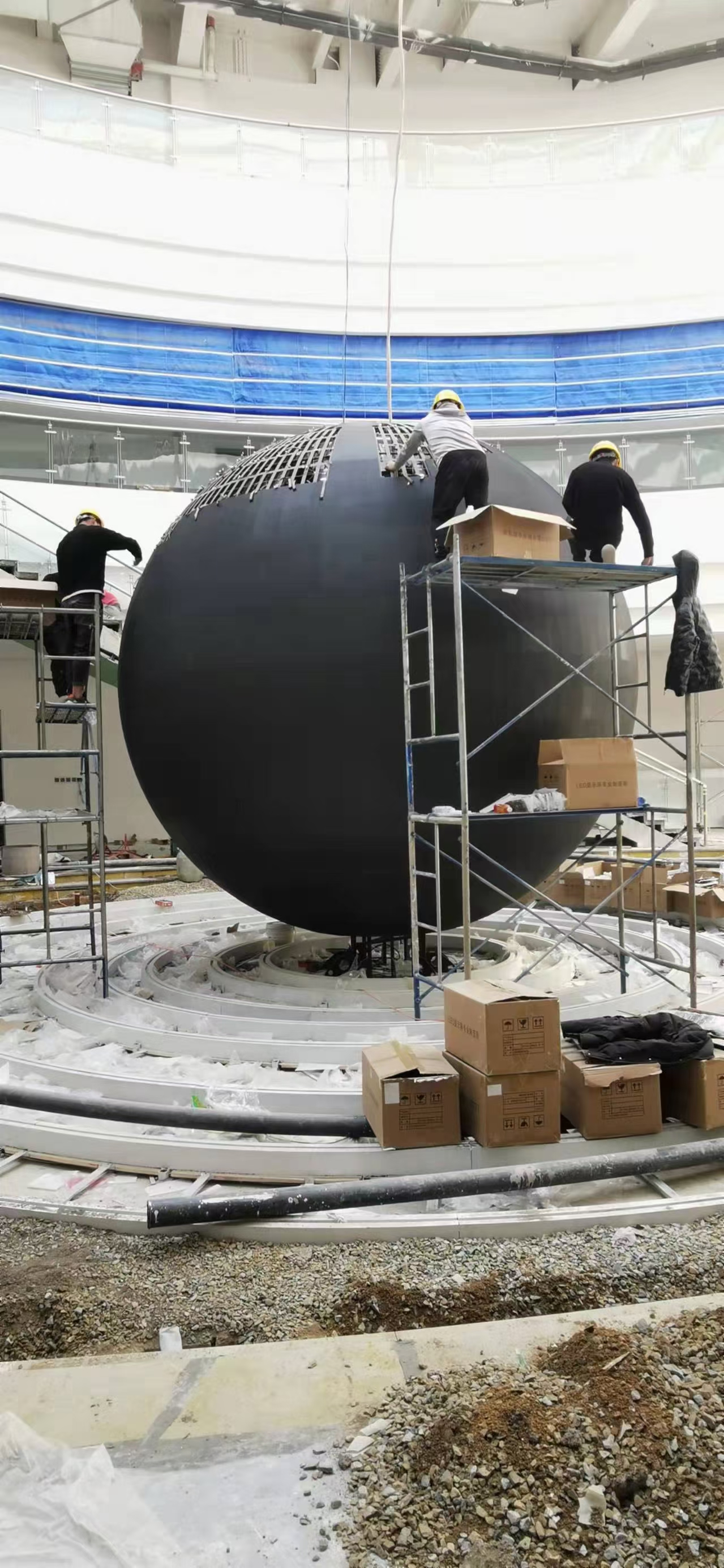 LED spherical screen-an eye-catching weapon for large exhibition halls LED spherical screen-an eye-catching weapon for large exhibition halls