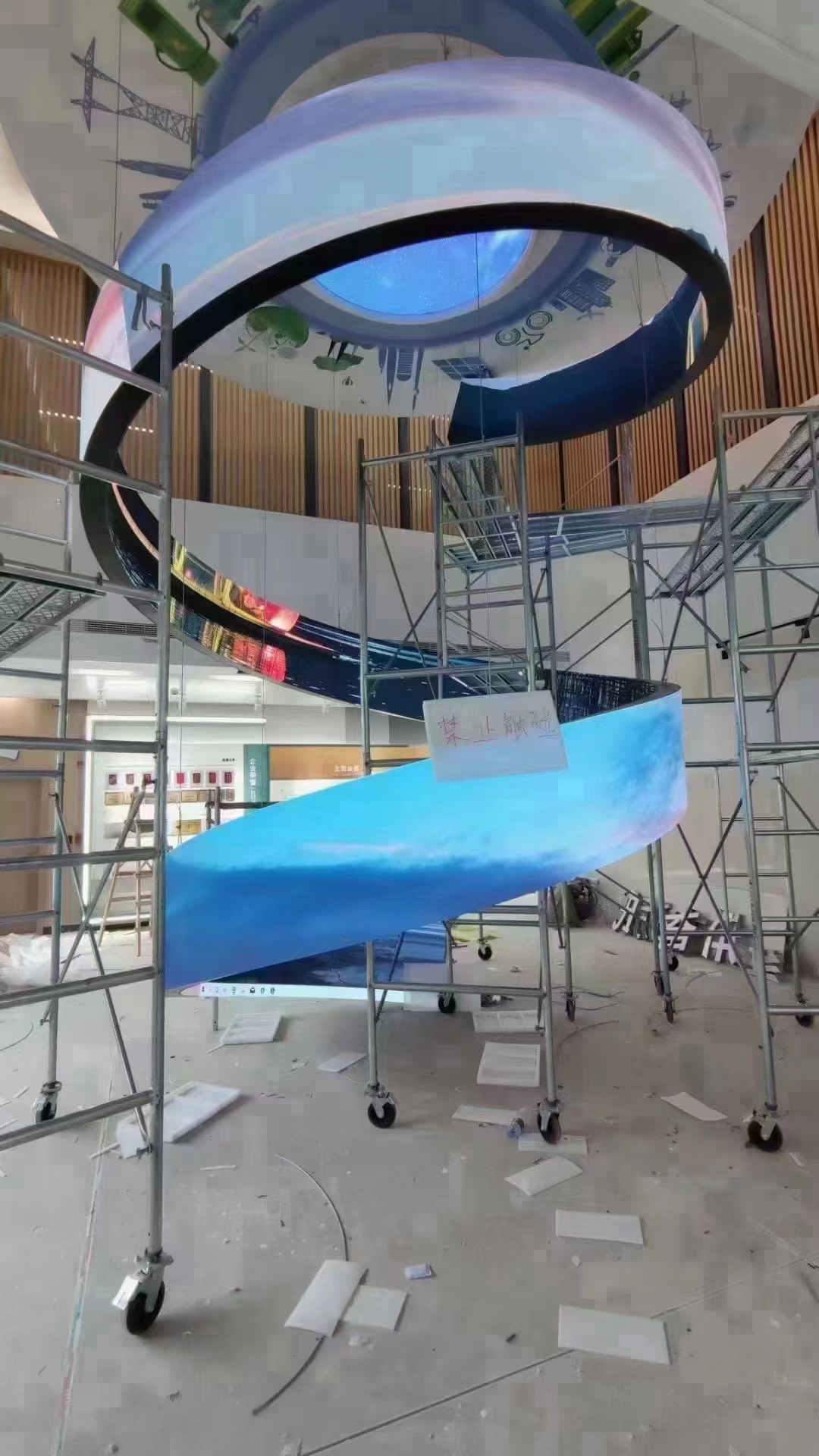 LED display the core driving force of modern exhibition hall design