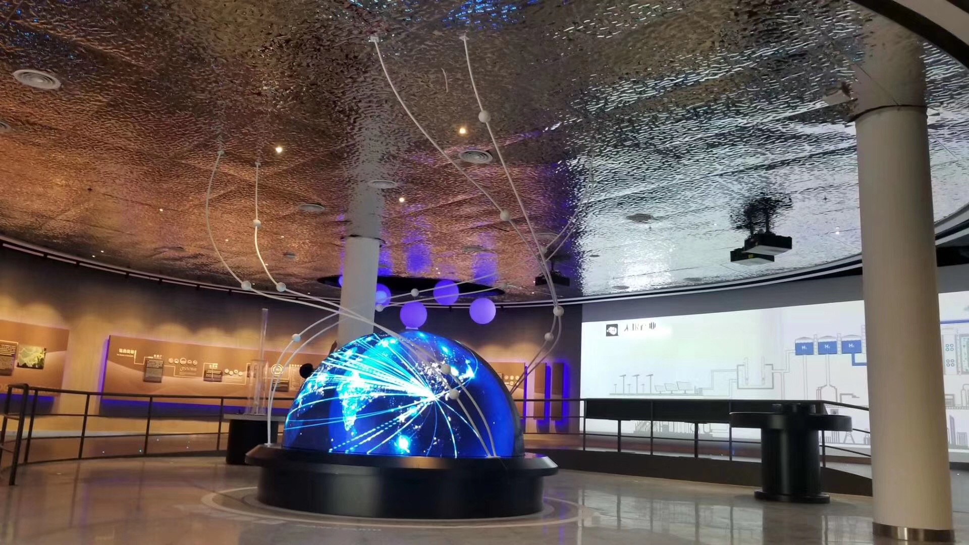 Henan LED hemispherical display