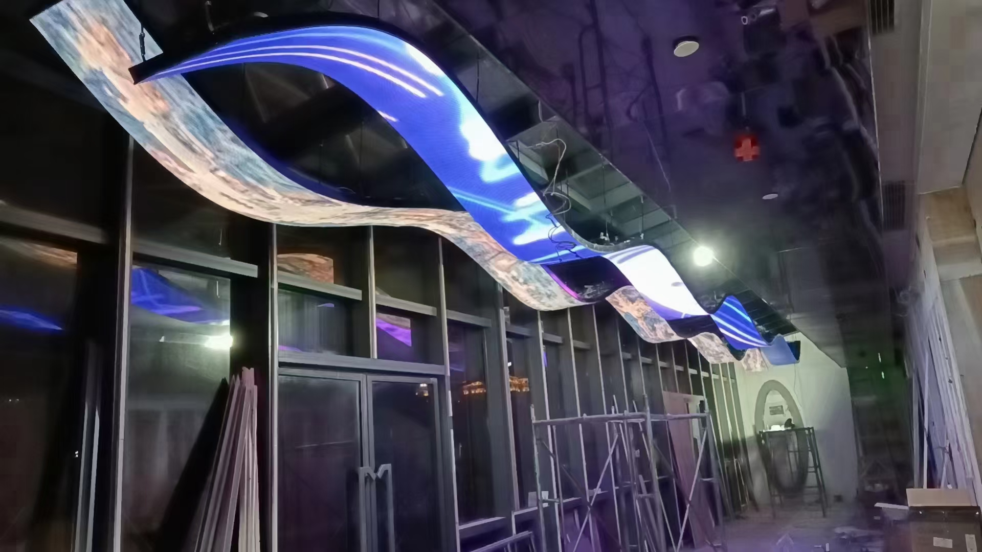 LED Flexible Ribbon Screens,A Commercial Poetry of Dancing Light and Shadow LED Flexible Ribbon Screens,A Commercial Poetry of Dancing Light and Shadow