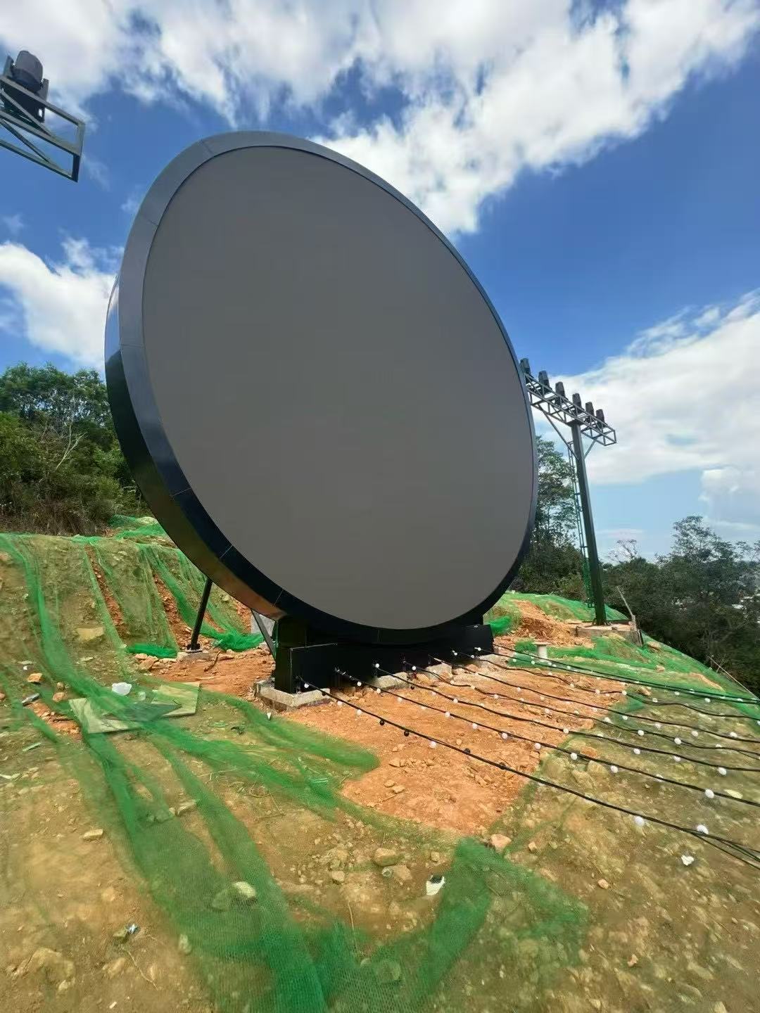 Application value of LED outdoor circular screen