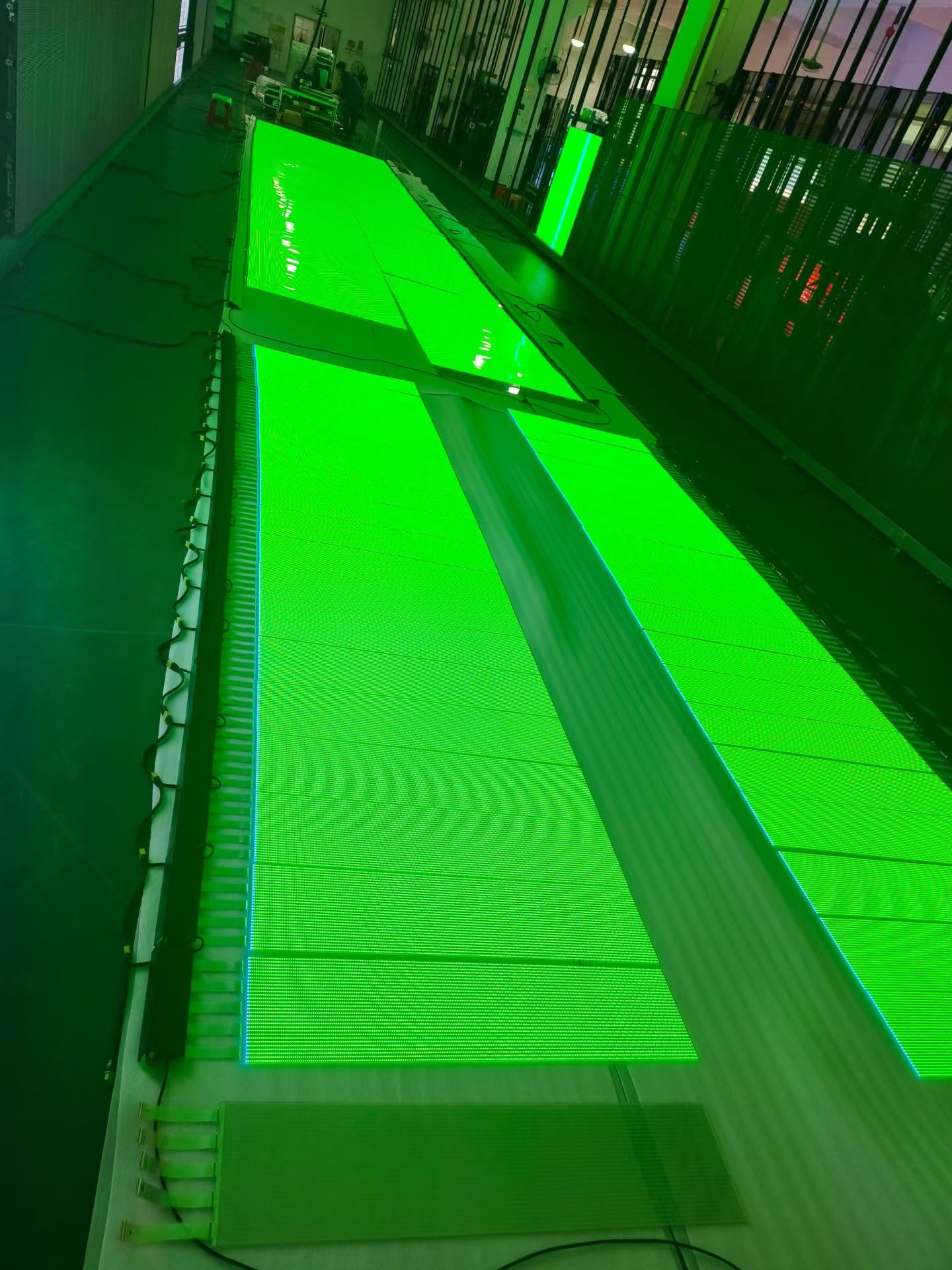 Innovative application of LED glass window film screen