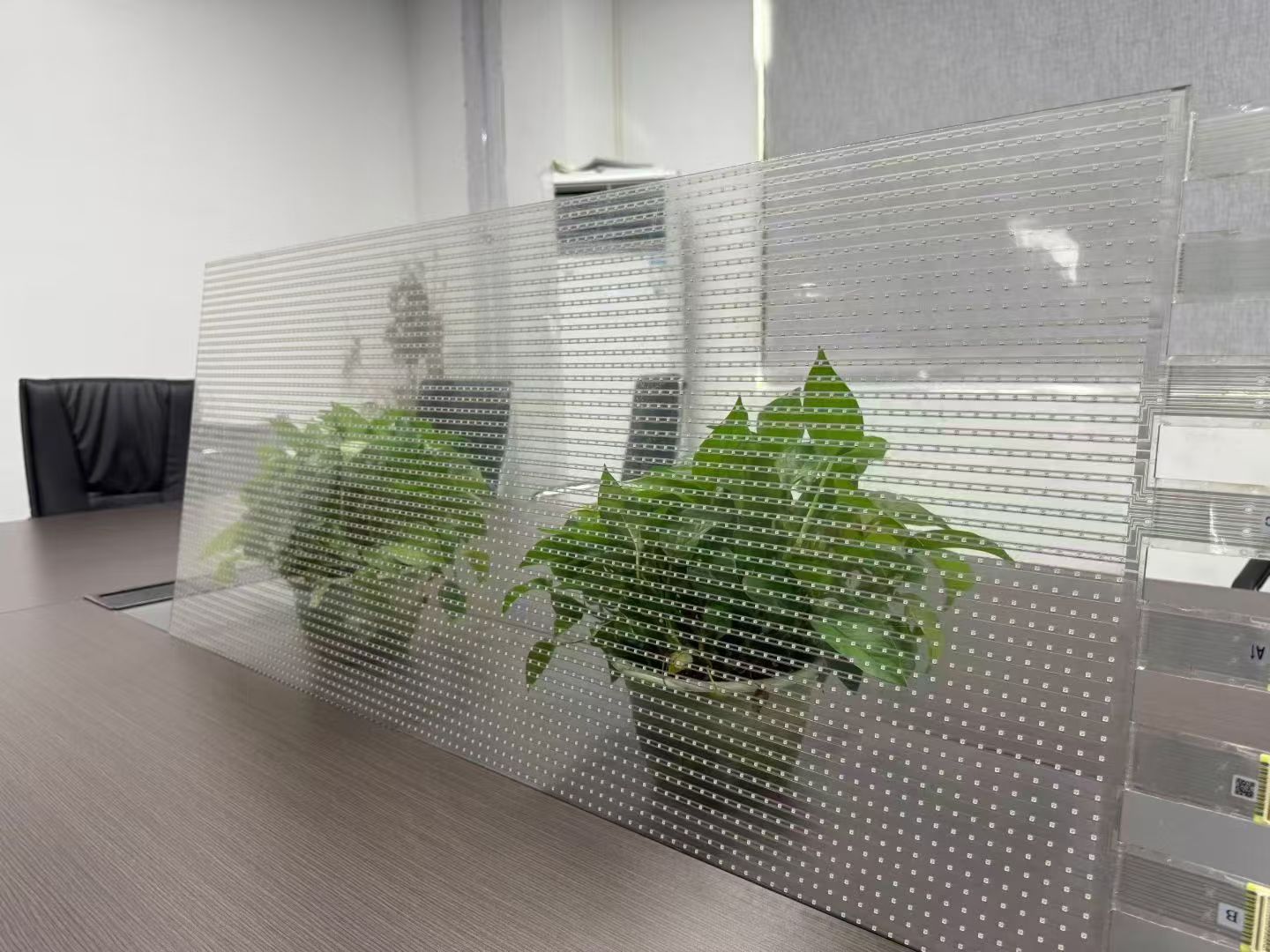 Innovative application of LED glass window film screen