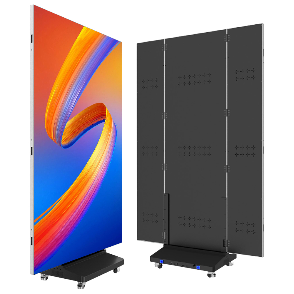 Triple Folding (Double-Sided) LED Poster Screen